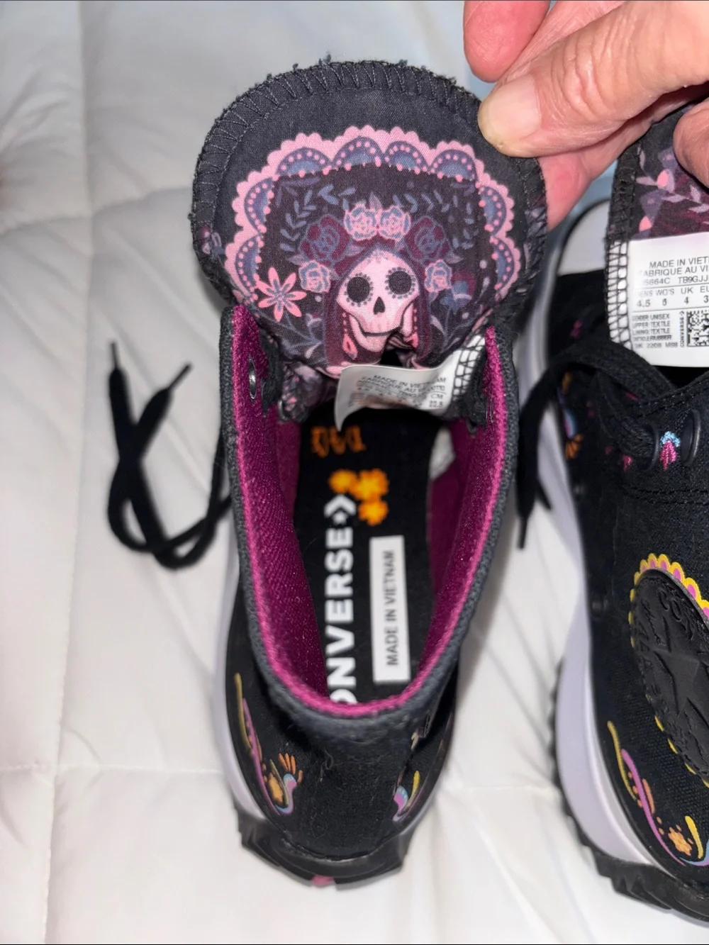 Converse Run Star Hike Platform High 'Día de Muertos' sneakers